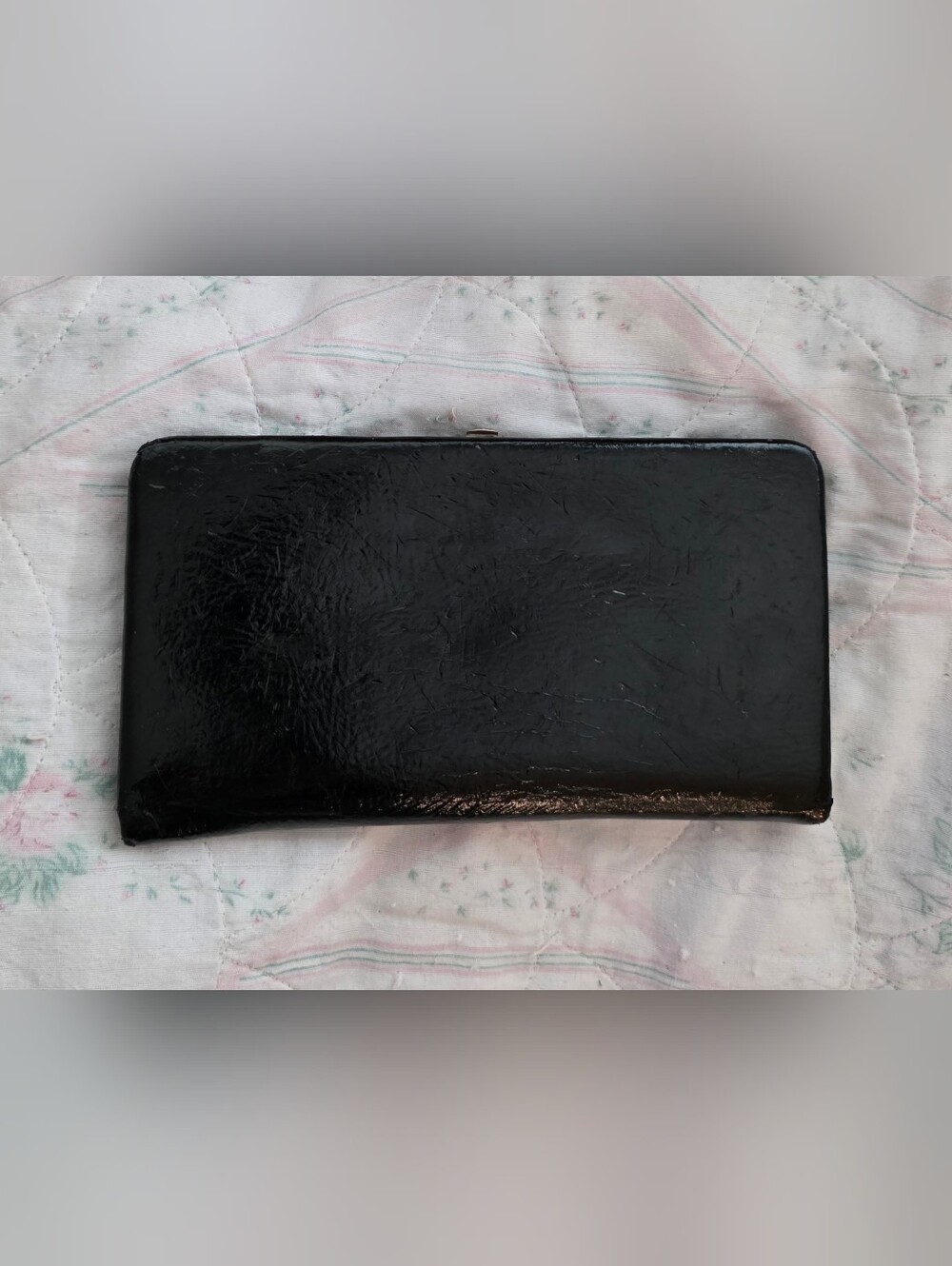 Buxton Black Womens Leather Wallet - Classic Slim Card Holder